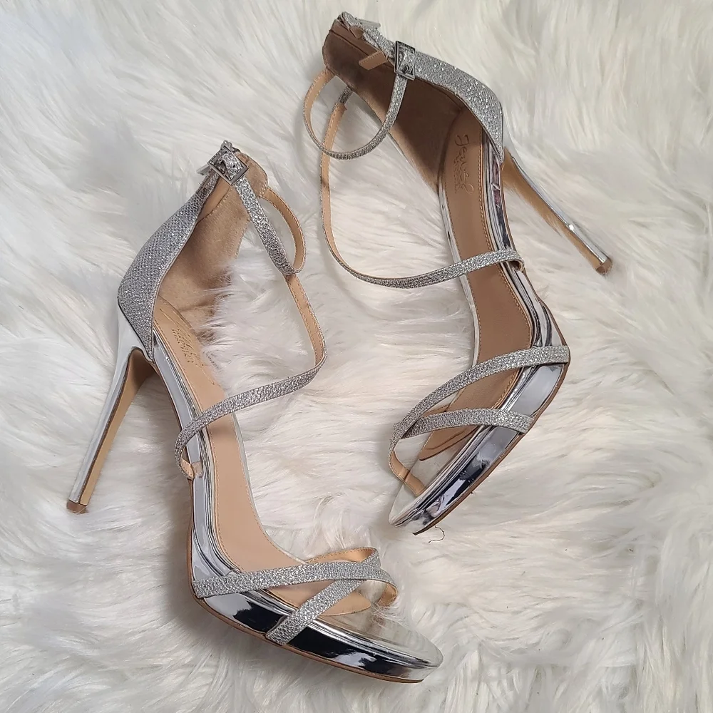 Badgley Mischka jewel heels